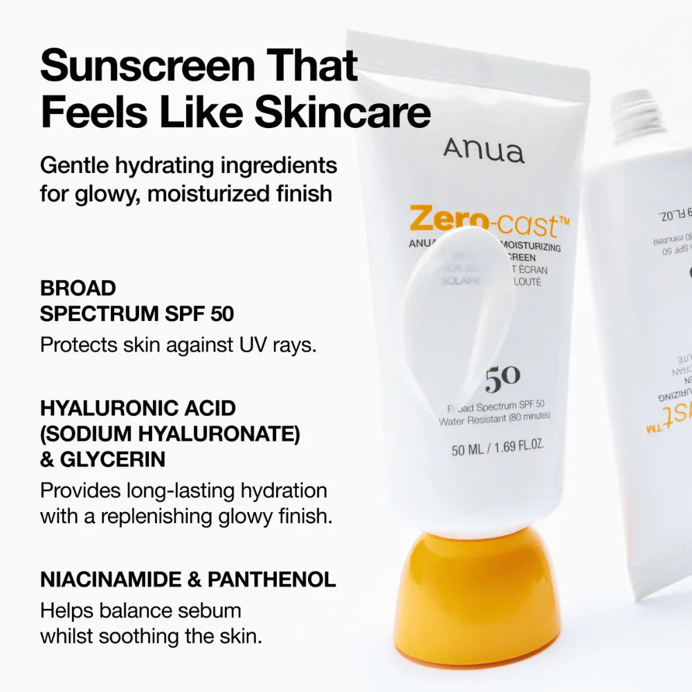 Zero-Cast Moisturizing Finish Sunscreen SPF5+ 50 ml
