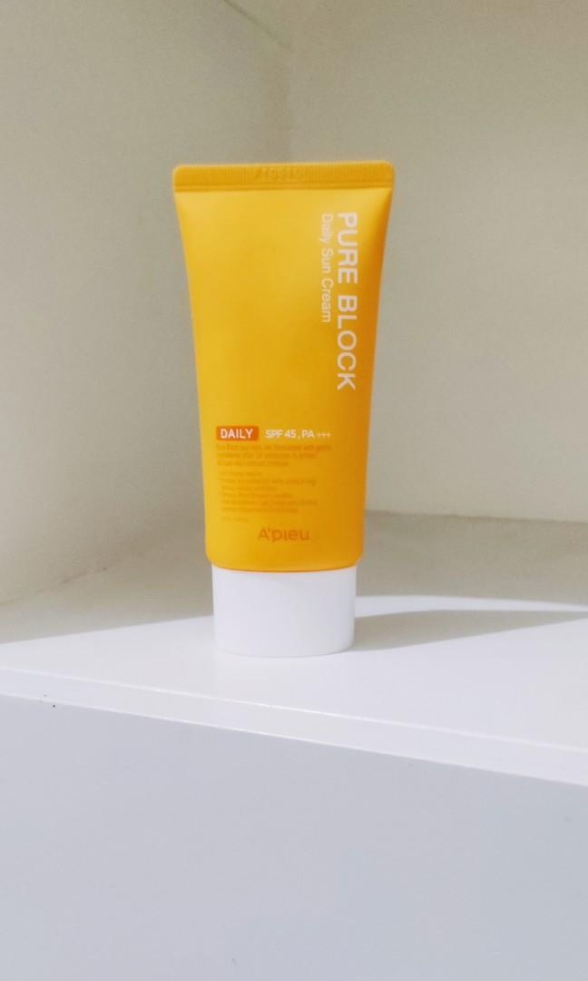 Crème Solaire Quotidienne Naturelle Pure Block SPF50 PA+++ 50 ml
