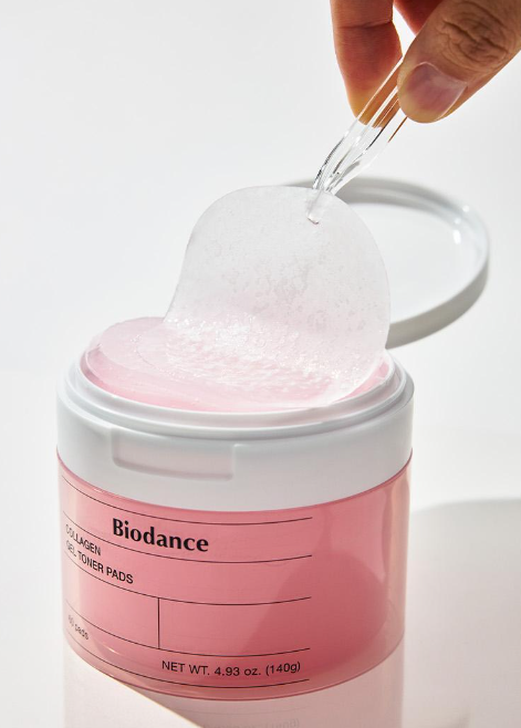 Tampons toniques au gel de collagène - 140g/60pads