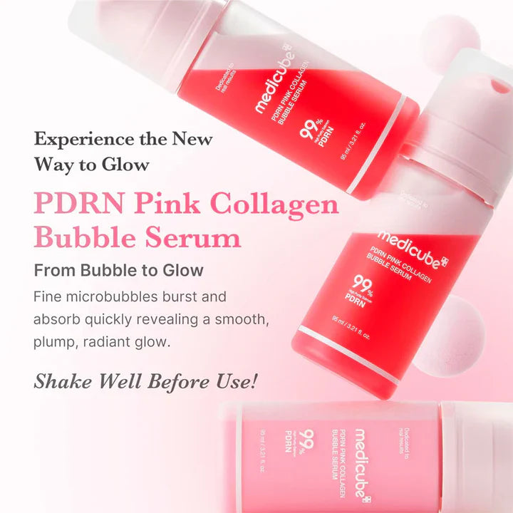 Sérum à bulles de collagène rose PDRN - 95ml