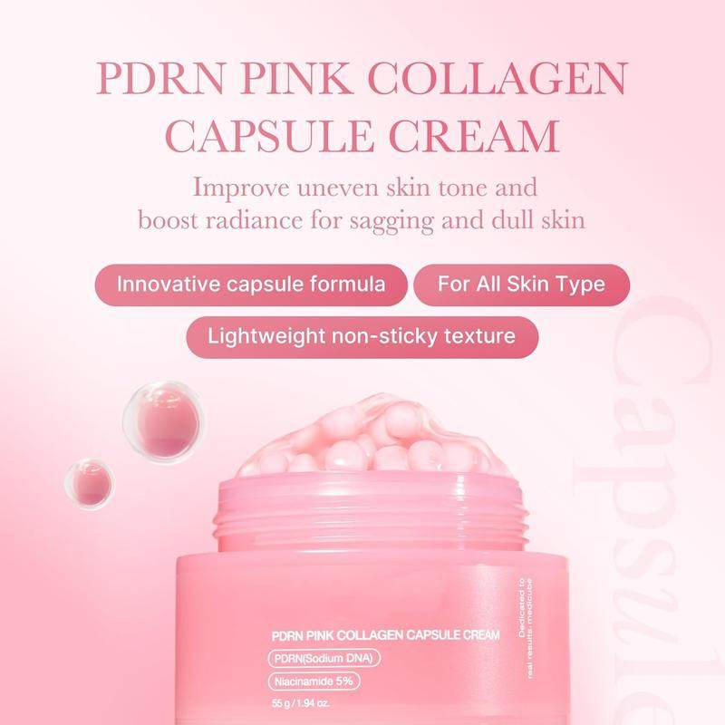 Crème en capsules de collagène rose PDRN - 55g