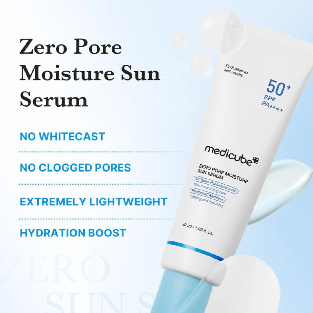 Zero Pore Moisture Sun Serum - Sérum visage Hydratant SPF50+