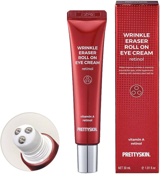 Crème pour les yeux roll-on anti-rides - Rétinol - 30ml