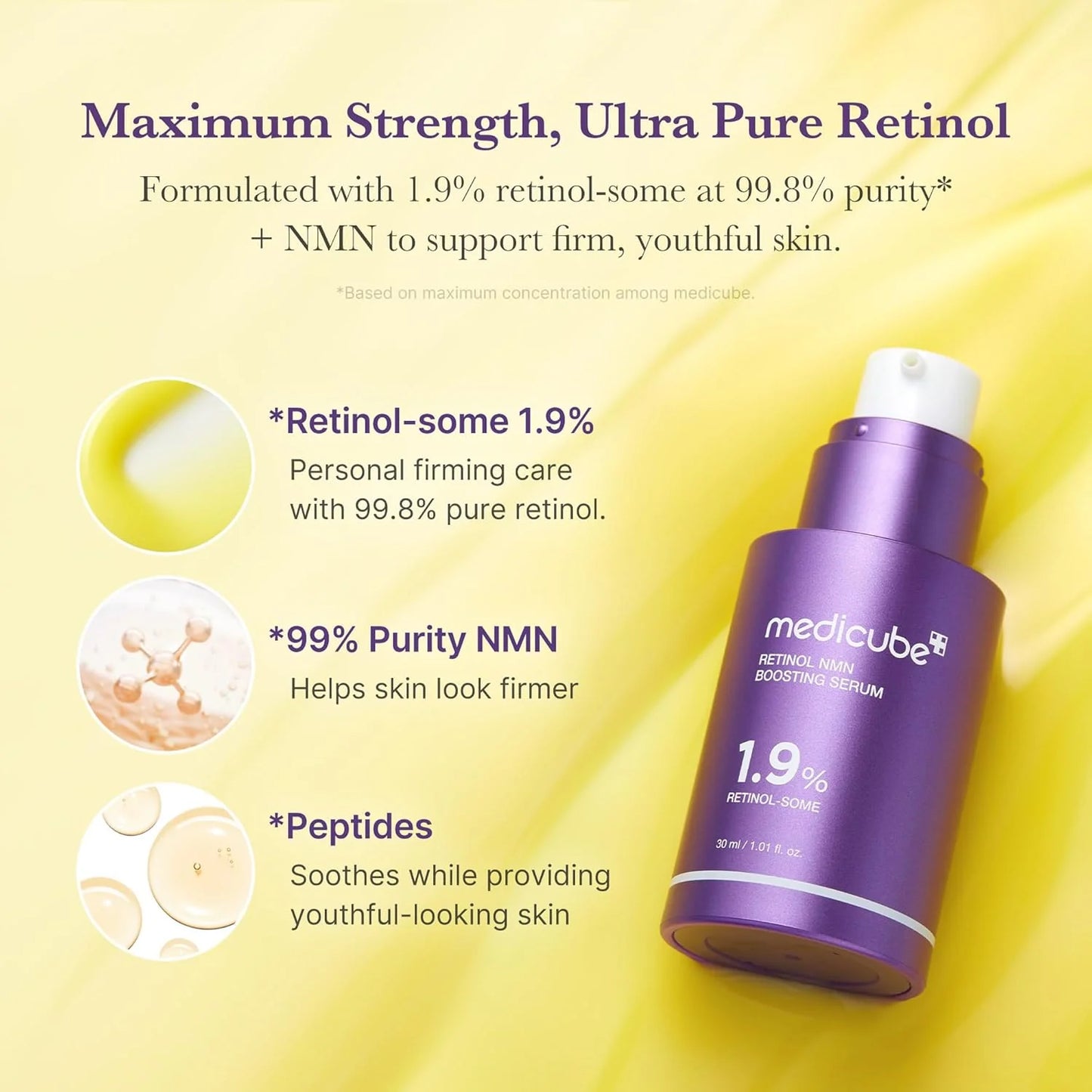 Sérum booster de rétinol NMN - 30ml