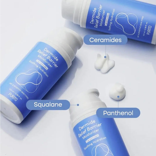 Dermide Relief Barrier- crème apaisante visage pour peaux sèches et sensibles