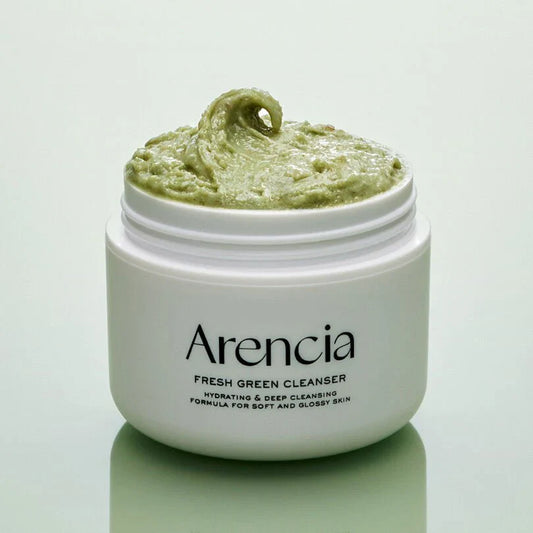Nettoyant frais au riz vert et au mochi teint éclatant anti-points noirs - 120 g