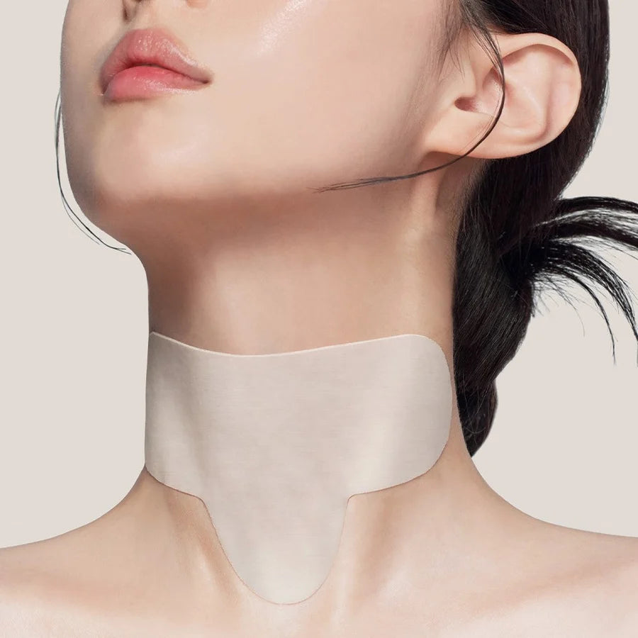 Patchs hydrogel anti-rides pour le cou - 4pièces