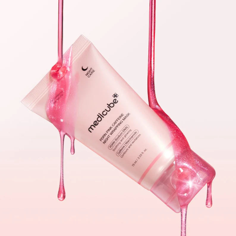 PDRN pink caffeine night wrapping mask   75ml