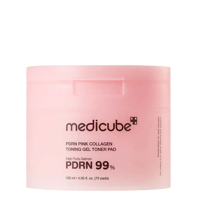 PDRN Pink Collagen Toning Gel Toner Pad - 120ml/70ea