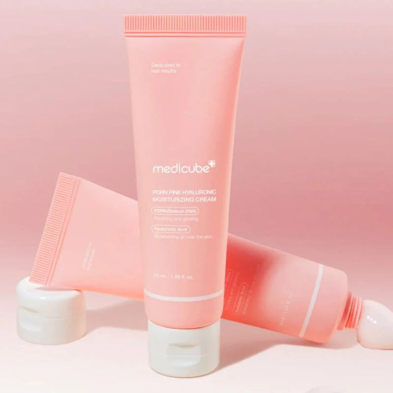 Crème hydratante hyaluronique rose PDRN - 50ml