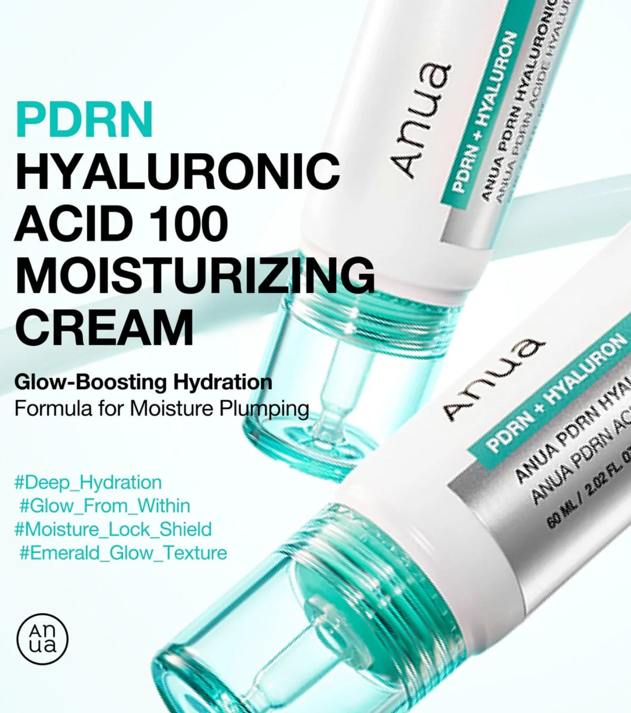 Crème hydratante PDRN Acide Hyaluronique 100 - 60ml