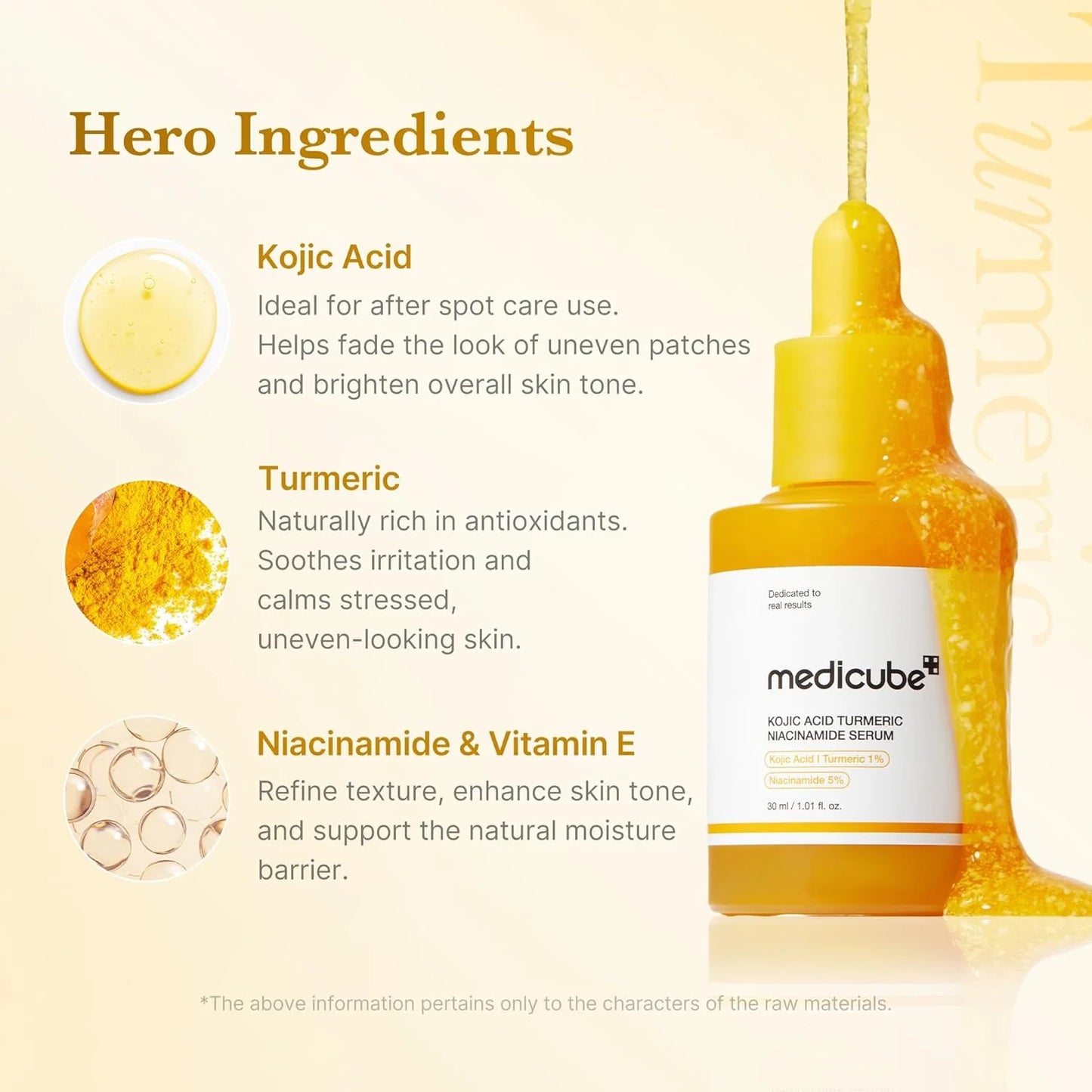 Kojic Acid Turmeric Niacinamide Serum-30ml