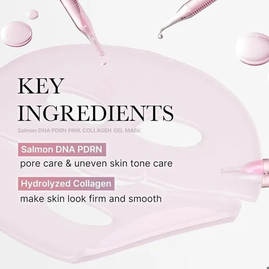 Masque gel au collagène rose PDRN - 28g