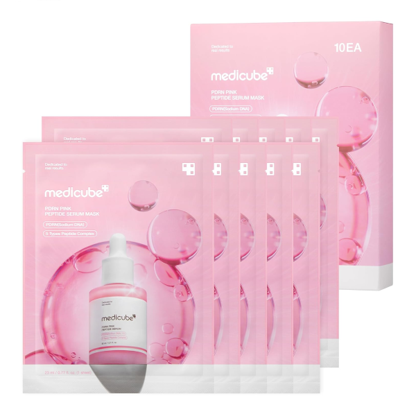 Masque sérum aux peptides roses PDRN-  1 unité