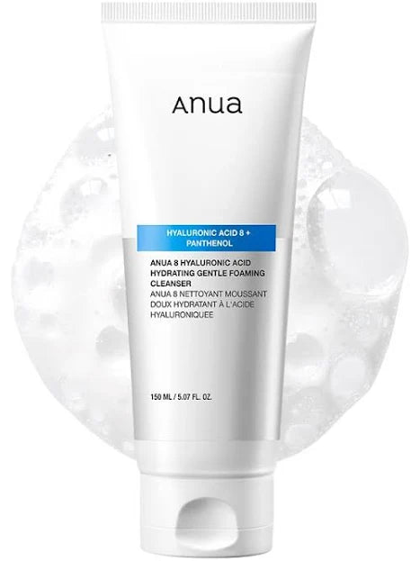 Nettoyant moussant doux hydratant à l'acide hyaluronique 8 - 150ml